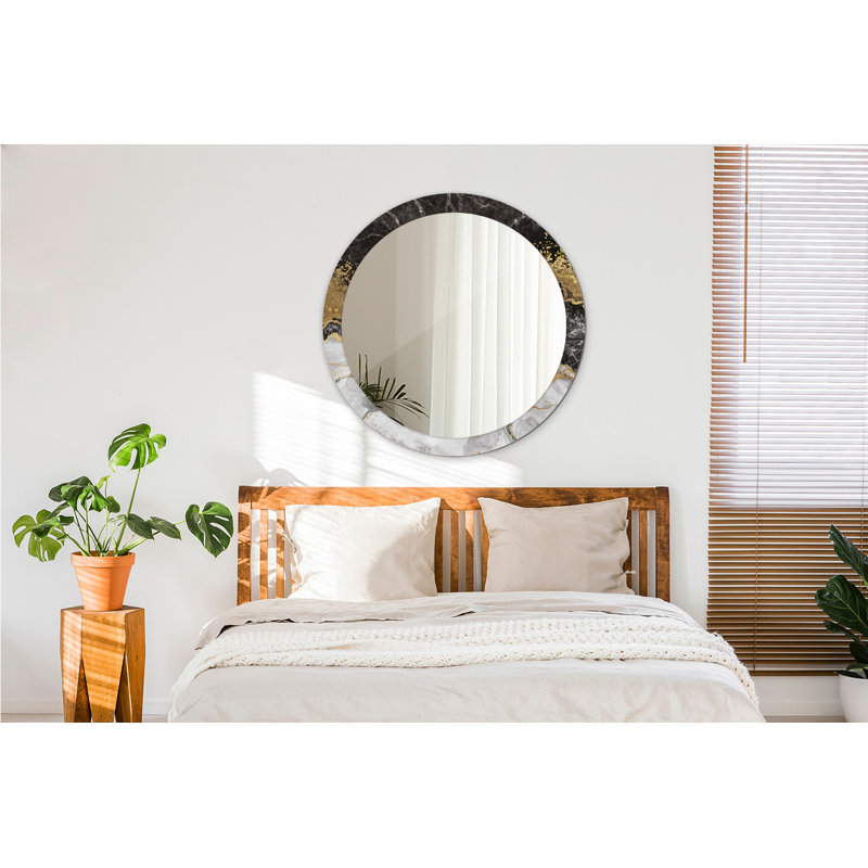 Huldar Glass Flat Wall Mirror