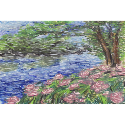 Burnt Lake II by Melissa Wang - Wrapped Canvas Print