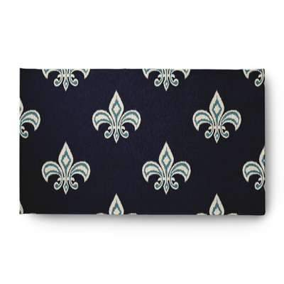 Chenille Damask Indoor Rug