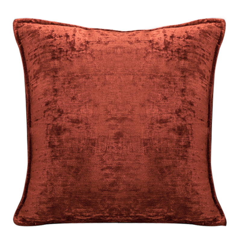 Ensemble de 2 coussins réversibles Mejest Chenille, Terra Cotta