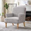 Upholstered Wooden Armchair-912572771