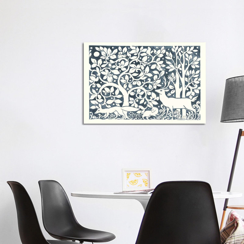 Forest Life IV by Miranda Thomas - Wrapped Canvas Painting, 101.6 cm H x 66.04 cm W x 1.91 cm D