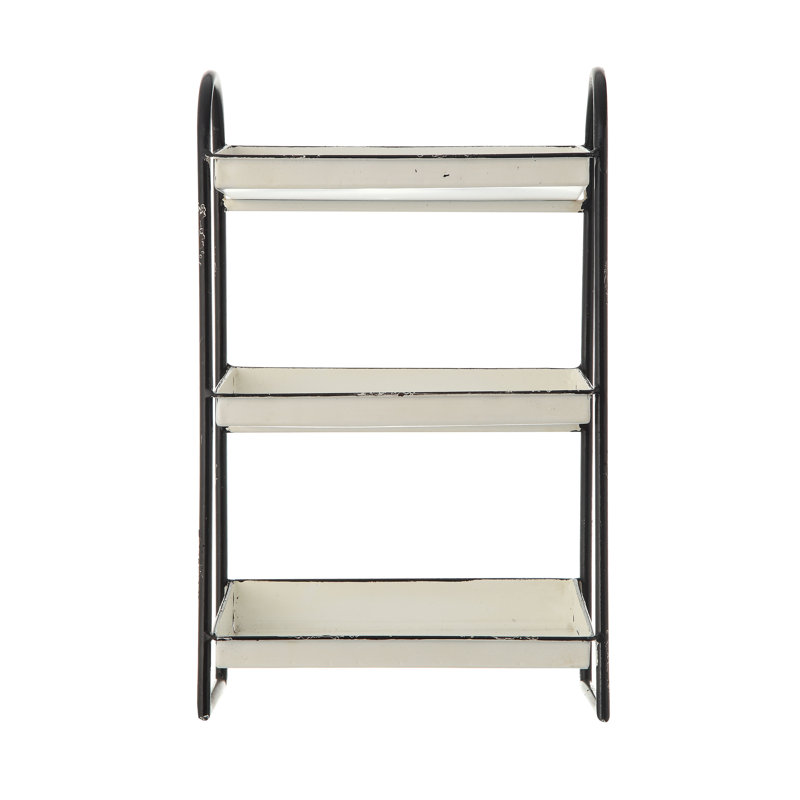 Baylie Metal Tray - Set of 3, White
