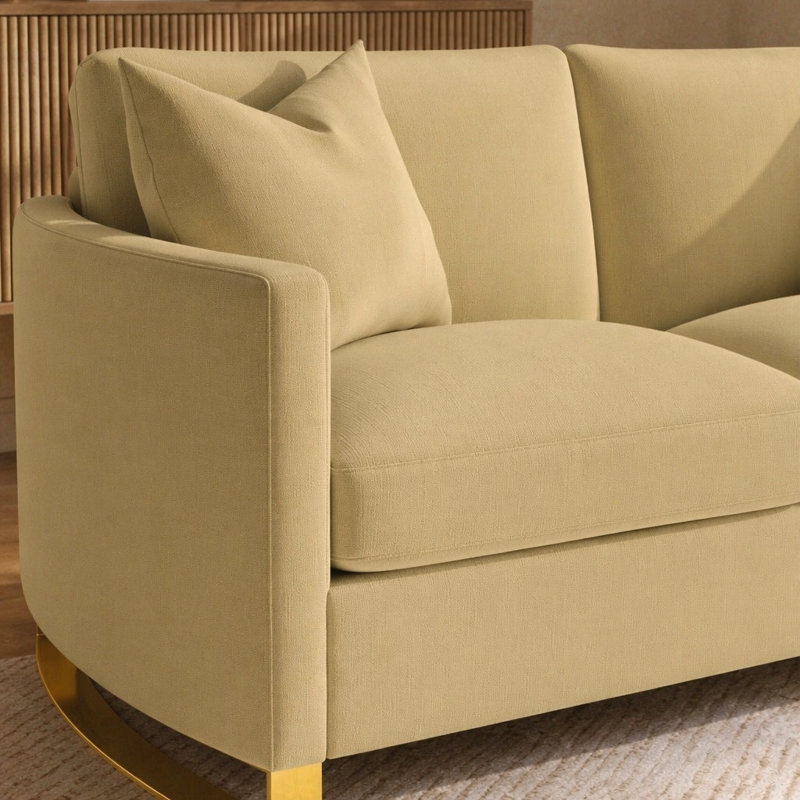 Whittier Camel 3-piece Upholstered Sofa Set