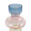 Ensemble de vases en verre multicolore