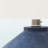 Frida Standard Concrete Table Lamp in Blue and Ivory Shade, 24.85'' H X 14.76'' W X 14.76'' D