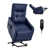 Blue Faux Leather