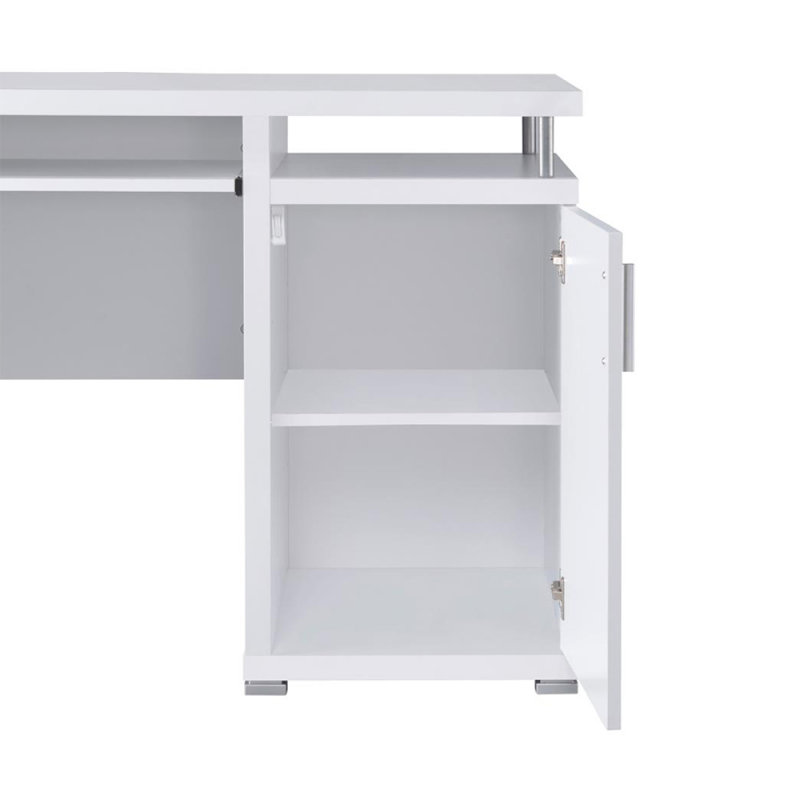 Bureau d'ordinateur 55 pouces avec 2 tiroirs