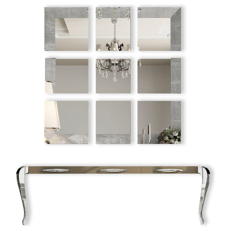 Ensemble de console et de Miroir Saphire, Haute brillance