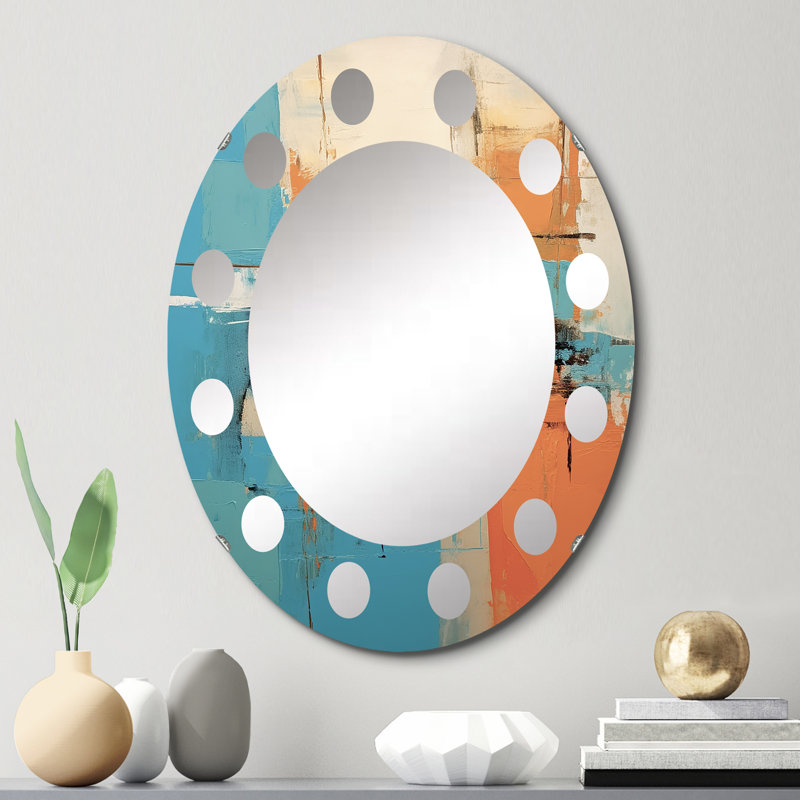 Anatolios Oval Mirror, 30" x 20"