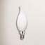 Visual Comfort & Co. LED Flame Tip 4W E12 Candelabra base Frosted light bulb-723655971