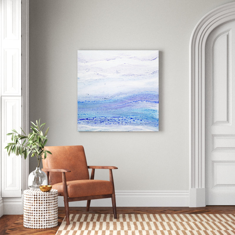 « ultra mauve ii »-reproduction d’art sur toile, H 40 po x l 40 po x P 1 po, Toile tendue