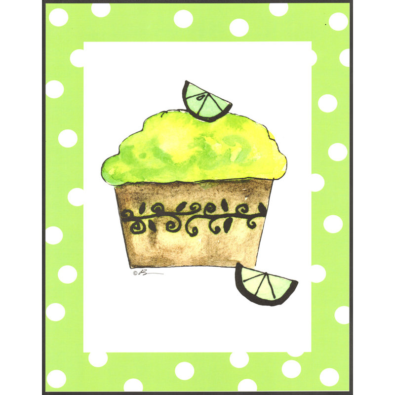 Key Lime Cupcake, 24" H x 19" W