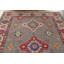 Tapis gris fait à la main Kazak