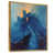 Toile avec cadre flottant or