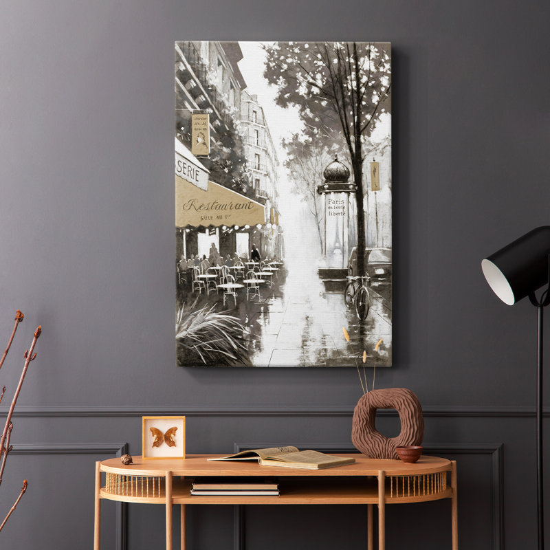 Promenez-vous dans Paris II - galerie Cavas, H 48 po x l 32 po
