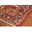 Tapis traditionnel rétro médaillon rouge 7 x 9