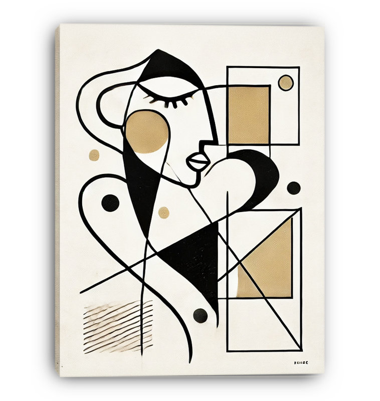 «Abstract Toast», art mural sur toile tendue, H 40 po x l 30 po
