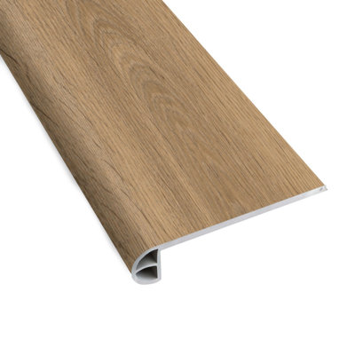 Plastic 4.33 in. W x 92 in. L Stair Nose in