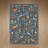 Aarna Midnight Forest Folk Art Animals & Botanical Kids Area Rug, Machine Washable, Inspired Faux Wool - High-Rebound Foam & Non-Slip Backing-1039935232-1024123331