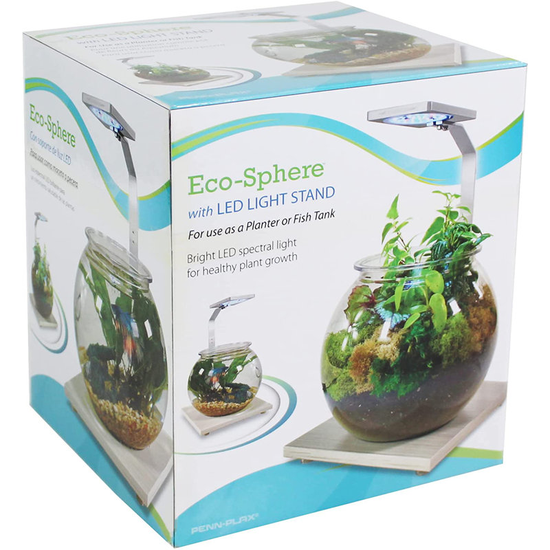  Bol à poisson rond 1,1 gallons Eco-Sphere