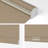 Blackout Roller Shades For Windows Cordless Linen Fabric Roller Blinds For Window Thermal Insulated Fabric UV Protection Window Shades For Home,Blackout,-1496438553-1496261245