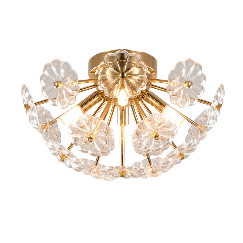 Plafonnier encastré 4 lumières DEL 19,7 po