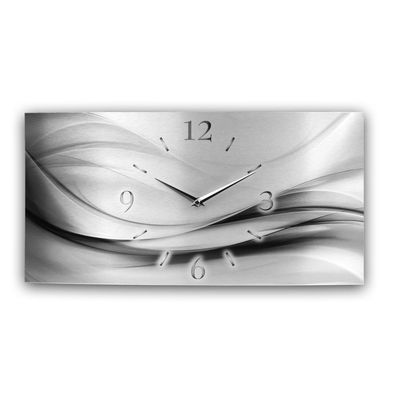 Metal Wall Clock, 50cm H x 25cm W x 5cm D