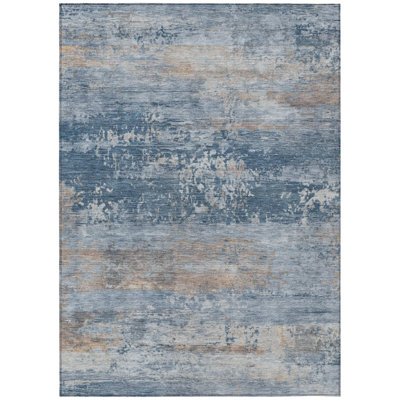Machine Washable Indoor/Outdoor Meredith ACN2146 Abstract Rug