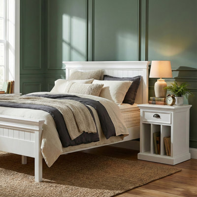 Lit plateforme Halifax en bois massif
