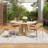 47" Round Dining Table for 4-7 - Wood Top & Metal Base-575492599