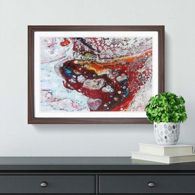 Infinite Love in Abstract - Framed Print
