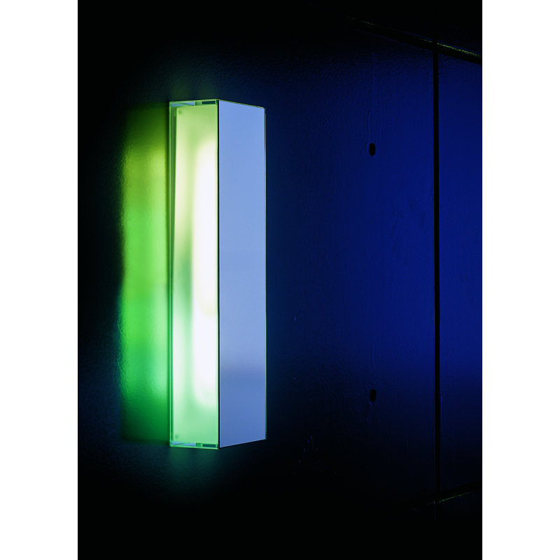 Steel Flush Mounted Sconce, Opal White