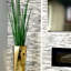29" Prism Goldtone Metal Planter