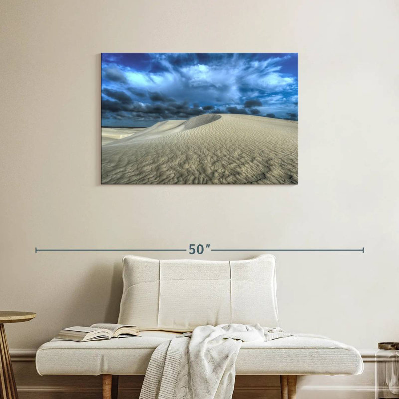 Dunes de sable blanc, H 24 po x l 36 po