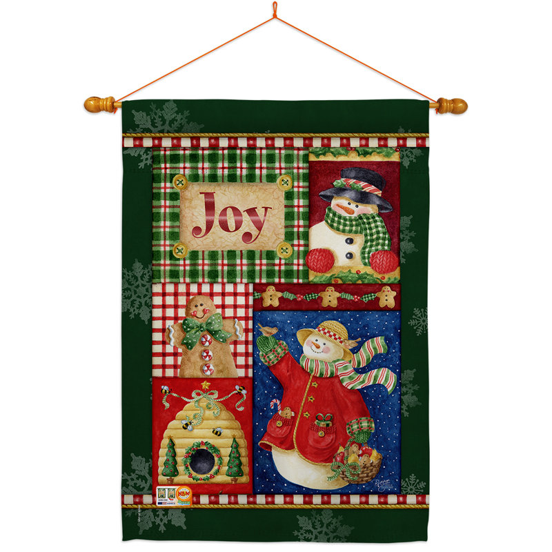 Table de Snow Woman en polyester 2 faces 40 x 28 po Ensemble de drapeaux