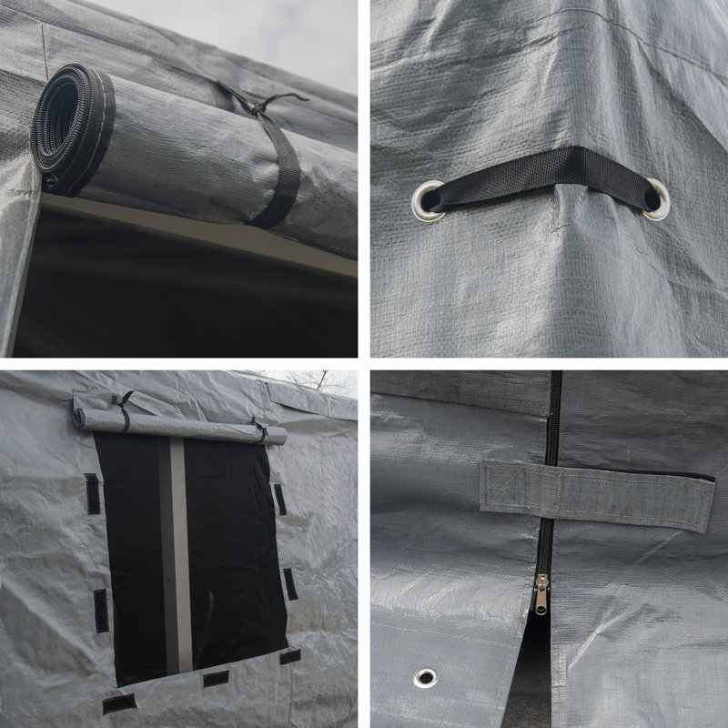 Housse d'hiver pour abris de jardin et accessoires de pavillon de jardin Sojag, H 82,7 po x l 119,3 po x P 119,3 po