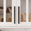 71'' H X 23.6'' W Kitchen Pantry With Bookcases, Glass Door Kitchen Storage Cabinet-1653569976