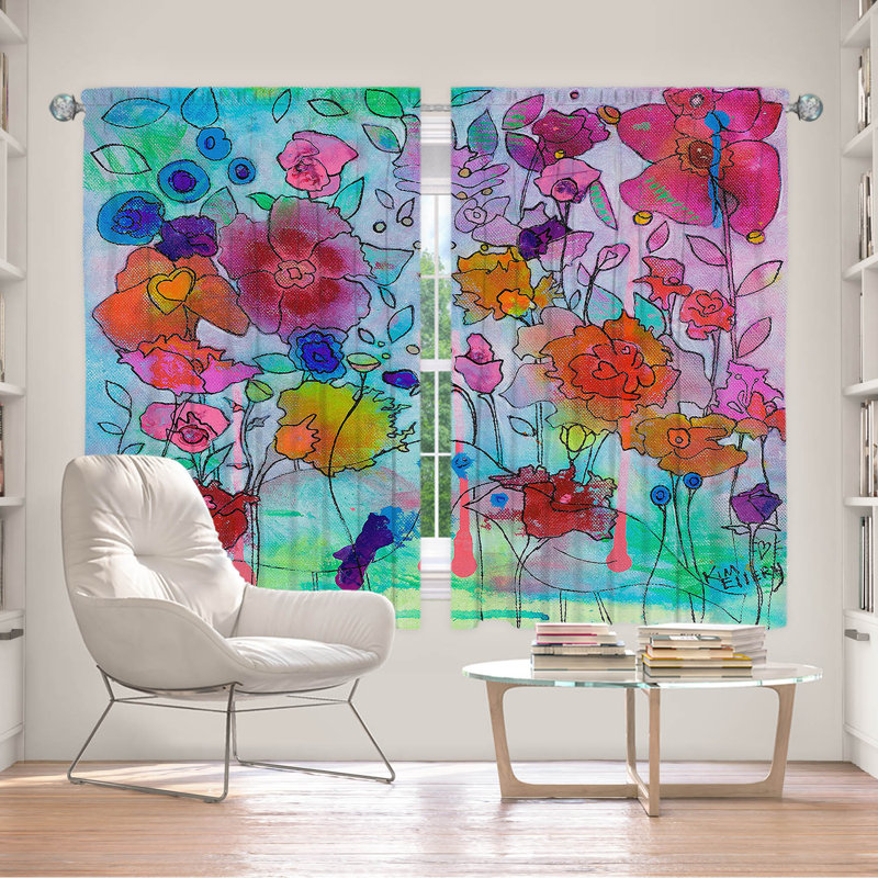 Derney Room Darkening Curtain Pair, 40" W x 61" L