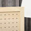 Pegboard Display Room Divider, 4.7' Tall Wood Indoor Portable Folding Privacy Screen, Partition Wall Divider for Home Office, Natural-1325985888-1325985889