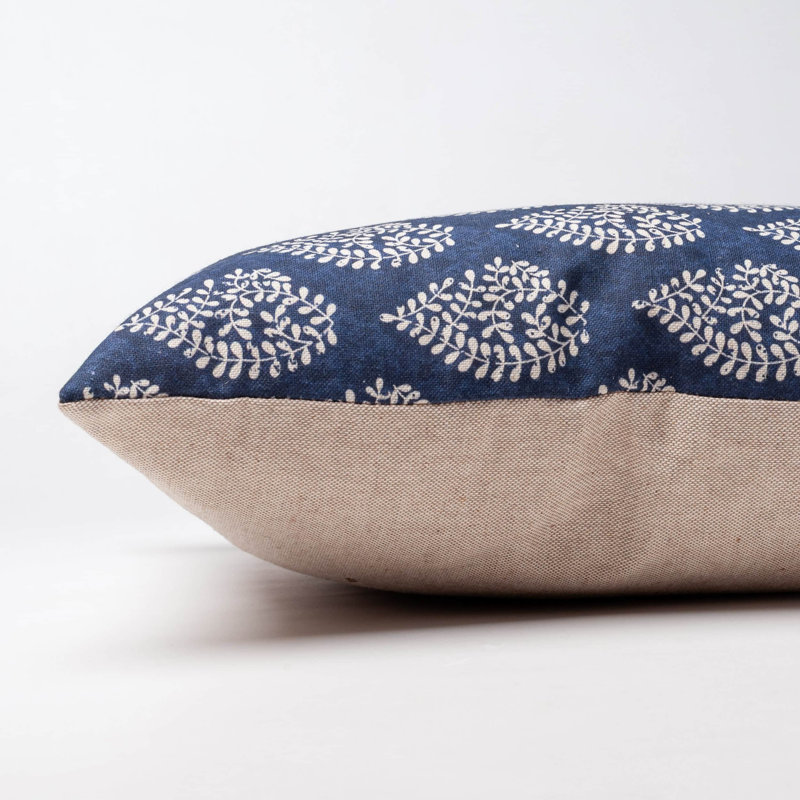 Blue Cushion, 43x43cm, Feather filled