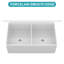Station de travail 33 po - 33 po x 20 po x 10 po en porcelaine blanche