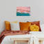 «Nautical and Coastal Blush Sand Beach Coastal Blue», reproduction d'art sur toile-961824722