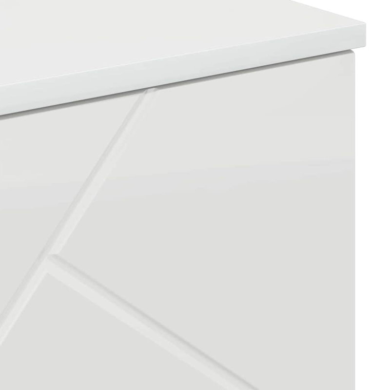 60cm Bathroom Vanity Base Only, High Gloss White