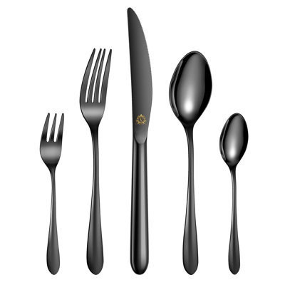 Orren Ellis Stainless Steel Flatware Set - Service for 12