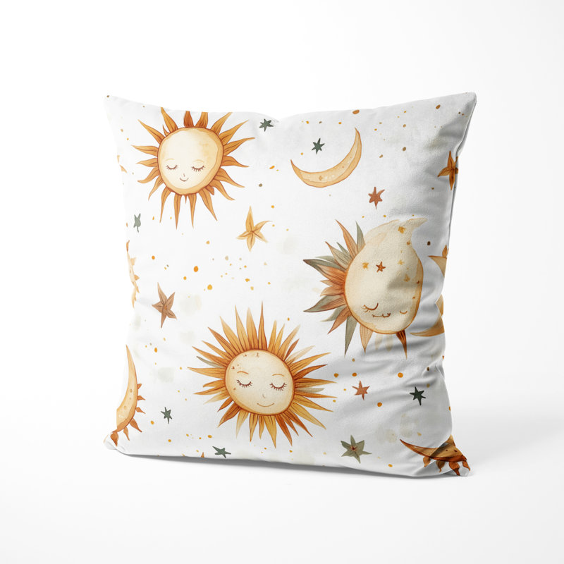 Coussin Starburst, H 16 po x l 16 po