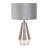 Jax Metal Dimmable Touch Table Lamp with Velvet Drum Shade with LED Bulb-36579860-36579849