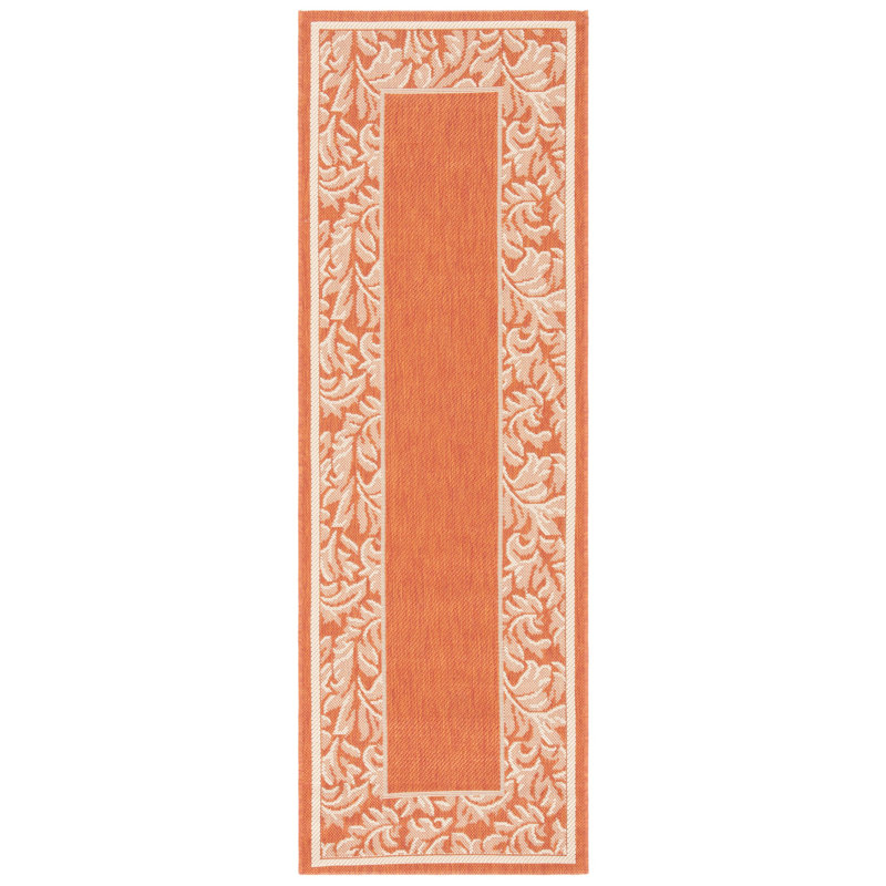 Tapis d'intérieur / extérieur à fleurs Herefordshire Performance, Tapis de couloir 2 pi 3 po x 6 pi 7 po
