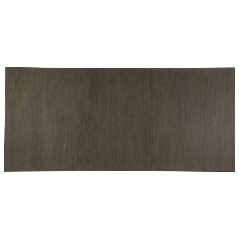 Transitional Grigio Mahogany Extendable Dining Table 63"-85"W