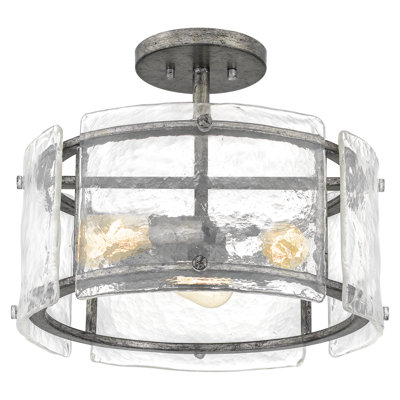 Autberry Glass Semi Flush Mount